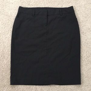 Express “Editor” Black Pinstripe Pencil Skirt